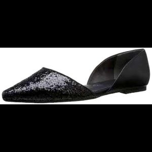 BC “Miss Fancy Prance” glitter black flats 10